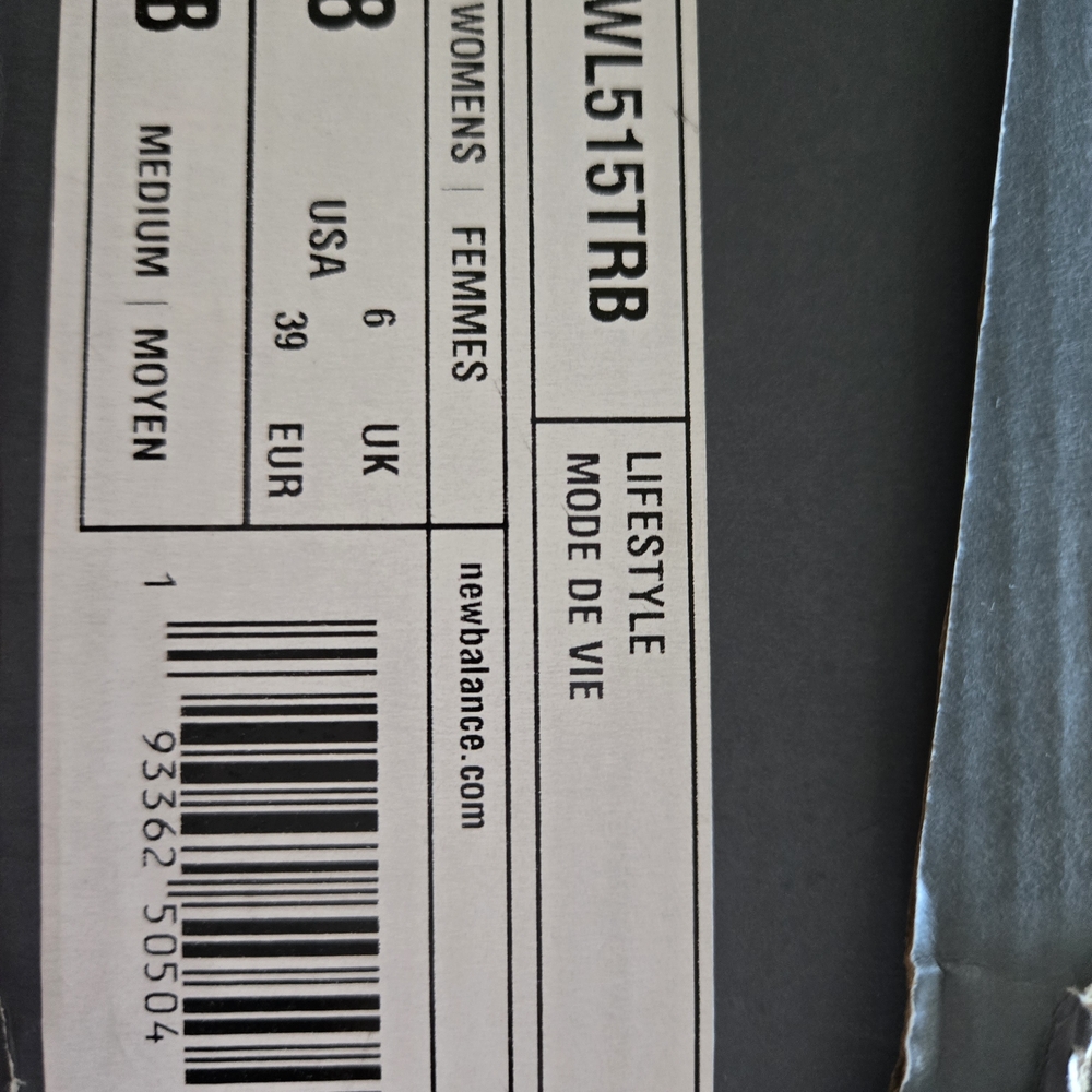New Balance 515 Women's Black and Purple Sneakers perfect condition! Super cute! - Picture 3 of 3